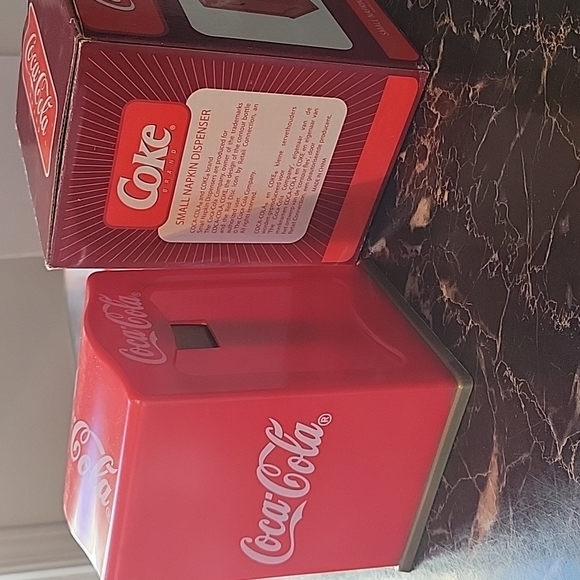 Vintage Retro Coca-Cola Brand Small Napkin Dispenser - Official Licensed in box - Picture 4 of 8